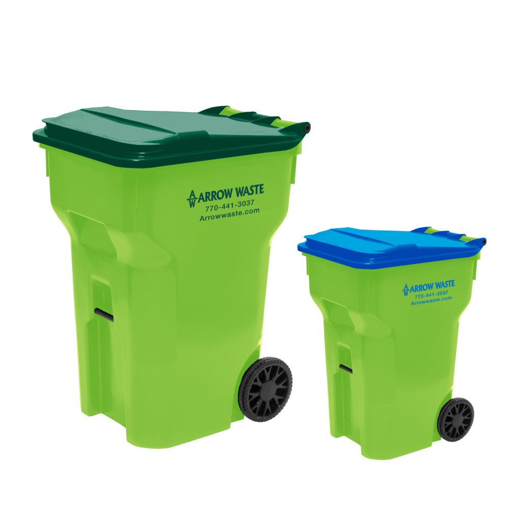 96 Gallon Trash Cart & 32 Gallon Recycle Cart – ARROW WASTE RESIDENTIAL ...